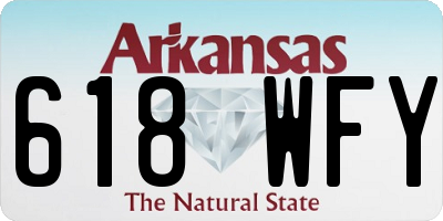 AR license plate 618WFY