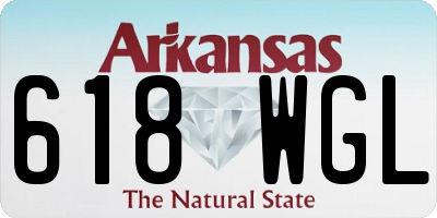 AR license plate 618WGL