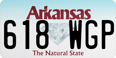 AR license plate 618WGP