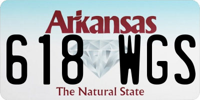 AR license plate 618WGS
