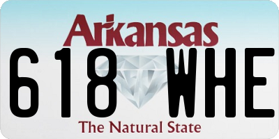 AR license plate 618WHE