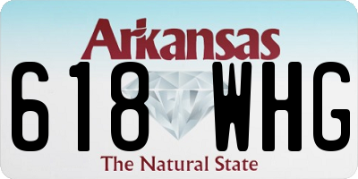 AR license plate 618WHG