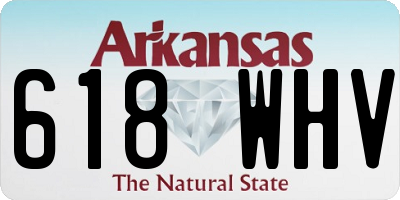 AR license plate 618WHV