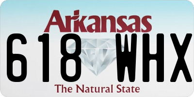 AR license plate 618WHX