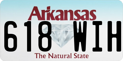 AR license plate 618WIH