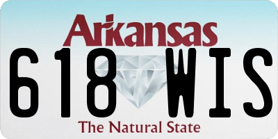 AR license plate 618WIS
