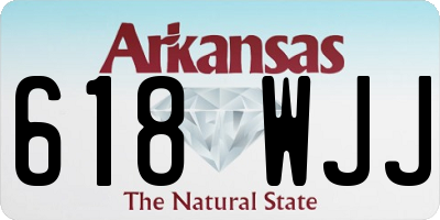 AR license plate 618WJJ