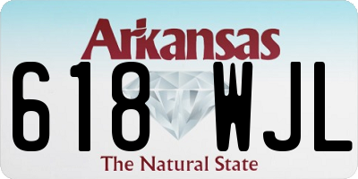 AR license plate 618WJL
