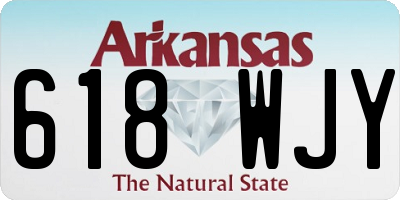 AR license plate 618WJY