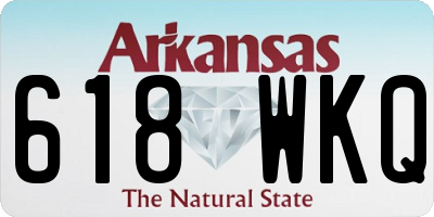 AR license plate 618WKQ