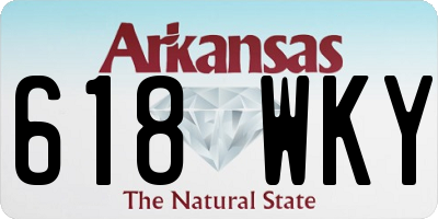 AR license plate 618WKY