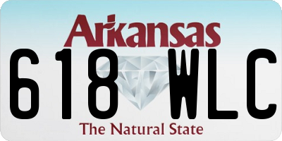 AR license plate 618WLC