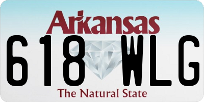 AR license plate 618WLG