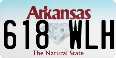AR license plate 618WLH