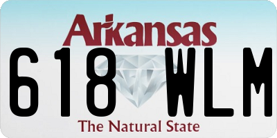 AR license plate 618WLM