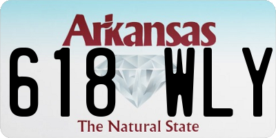 AR license plate 618WLY