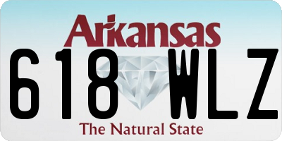 AR license plate 618WLZ