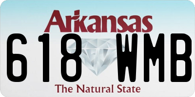 AR license plate 618WMB