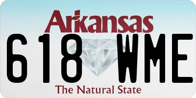 AR license plate 618WME