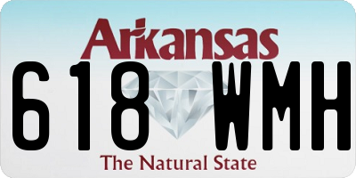AR license plate 618WMH