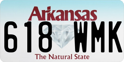 AR license plate 618WMK