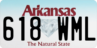 AR license plate 618WML