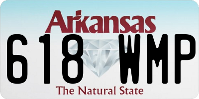 AR license plate 618WMP