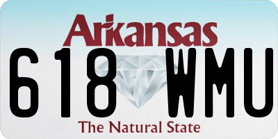 AR license plate 618WMU