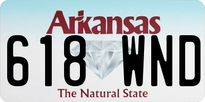 AR license plate 618WND