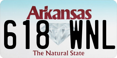 AR license plate 618WNL