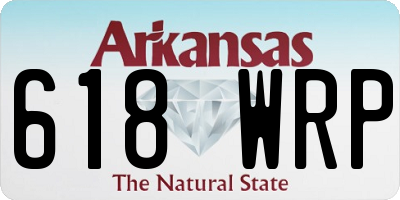 AR license plate 618WRP