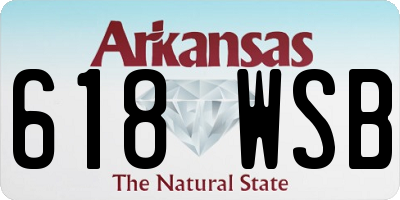 AR license plate 618WSB