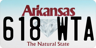 AR license plate 618WTA