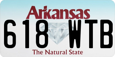 AR license plate 618WTB