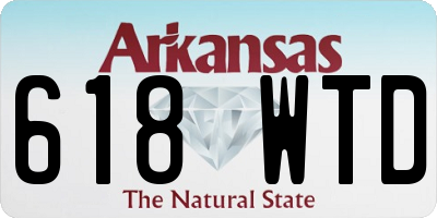 AR license plate 618WTD
