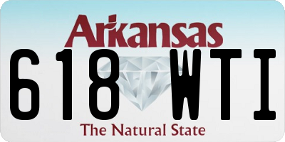 AR license plate 618WTI