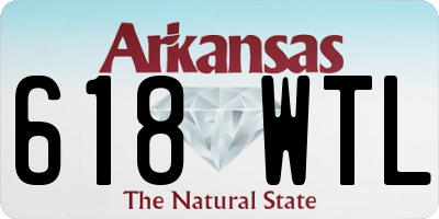 AR license plate 618WTL