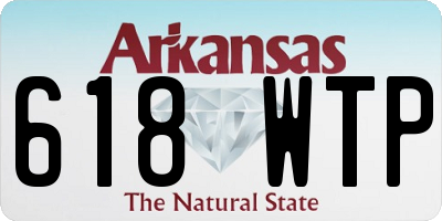 AR license plate 618WTP