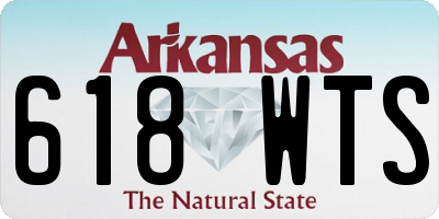 AR license plate 618WTS