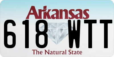 AR license plate 618WTT