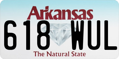 AR license plate 618WUL