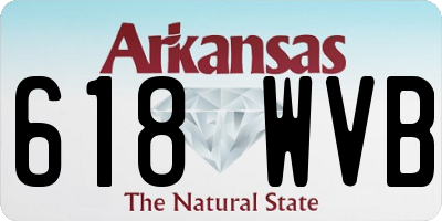 AR license plate 618WVB