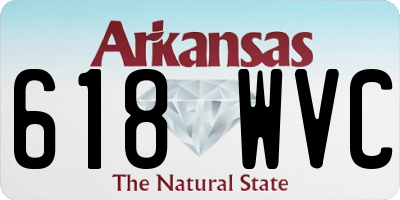 AR license plate 618WVC