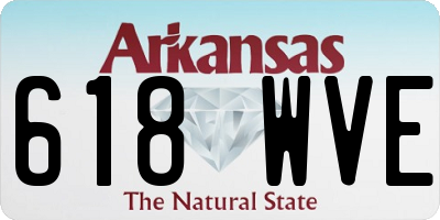 AR license plate 618WVE