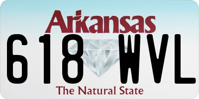 AR license plate 618WVL
