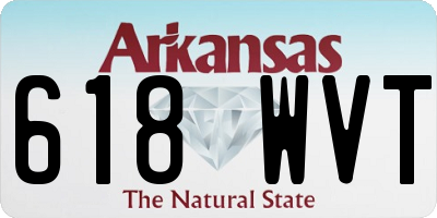 AR license plate 618WVT