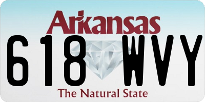 AR license plate 618WVY