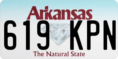 AR license plate 619KPN