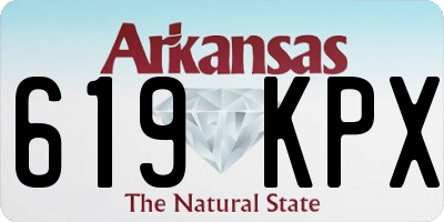 AR license plate 619KPX