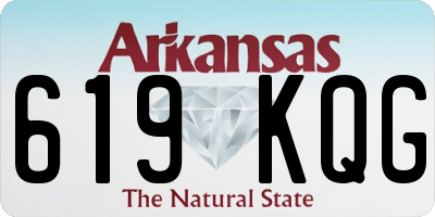 AR license plate 619KQG